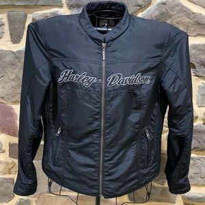HARLEY DAVIDSON NYLON RIDING JACKET - SIZE L